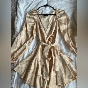Majorelle Etta Mini Dress in Champagne